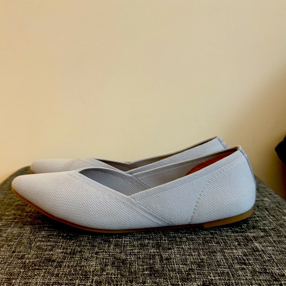 Cynthia Rowley powder blue flats